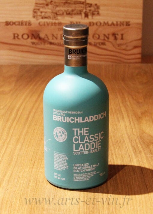 Bouteille Whisky Single Malt Bruichladdich Classic Laddie Scottish Barley Islay Ecosse