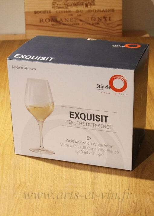 Coffret 6 verres a vin exquisit 35cl