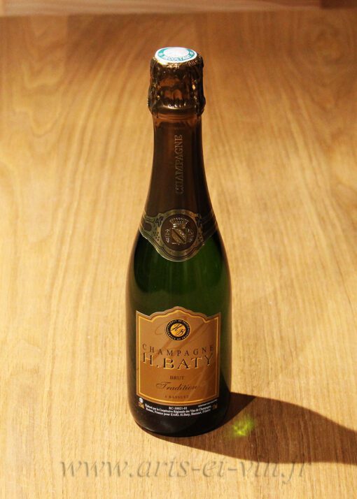 Demi Bouteille Champagne Tradition H Baty 1