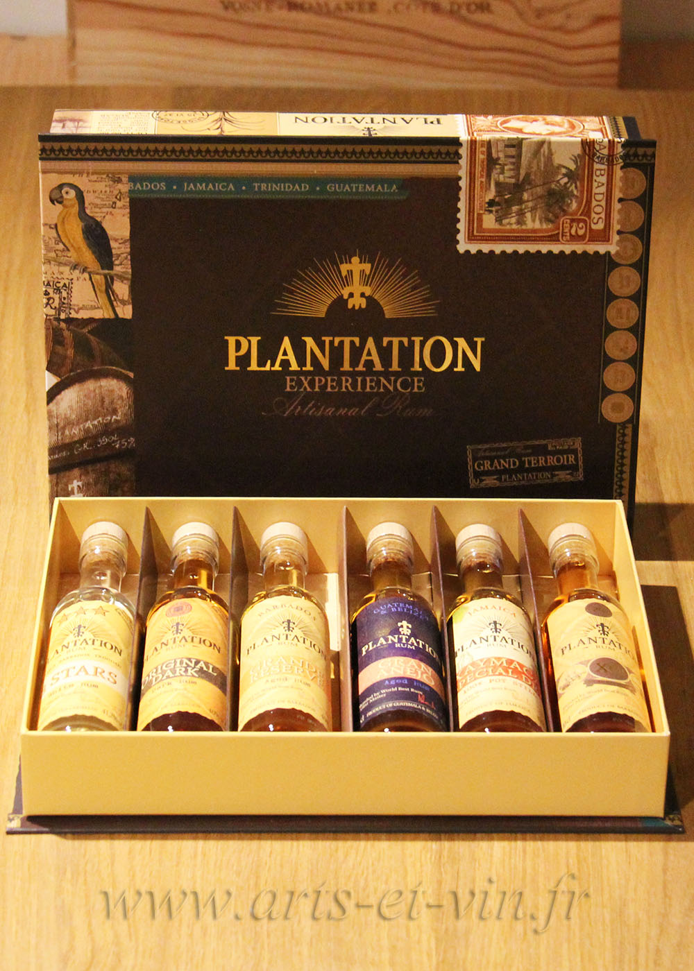 Coffret cadeau Plantation Rum - 6 rhums du monde - Plantation Rum