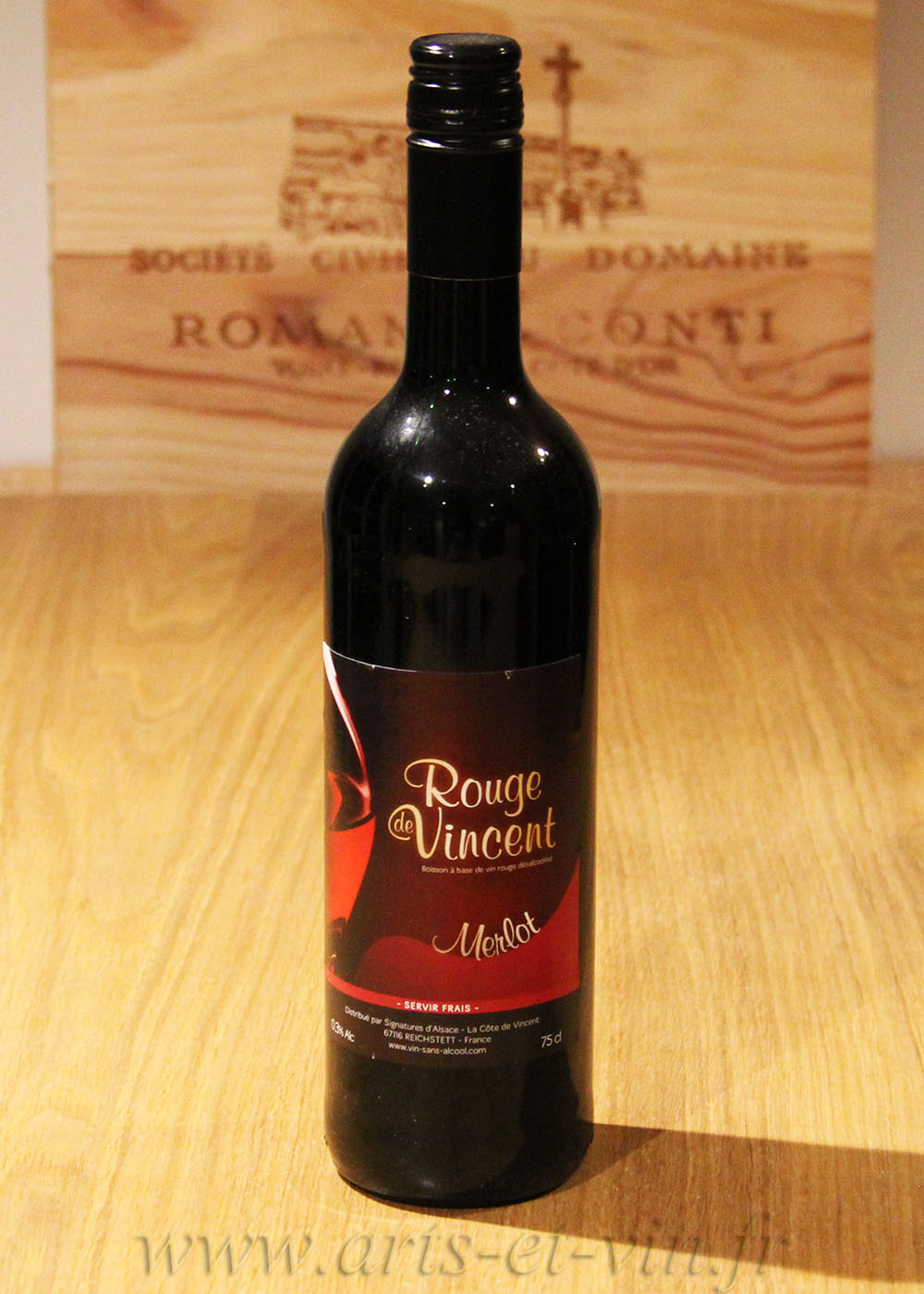 Le Rouge de Vincent - vin sans alcool 0,3° - Saumane Arts & Vin